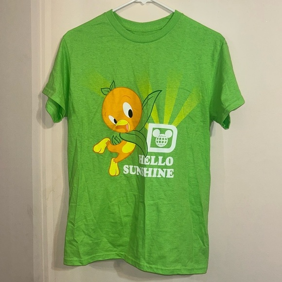 Disney Parks Orange Bird Hello Sunshine Tee Size Small - Picture 1 of 3